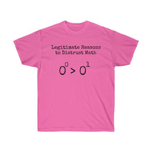 Load image into Gallery viewer, #Question Math Zero - Unisex Ultra Cotton Tee