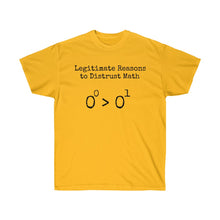 Load image into Gallery viewer, #Question Math Zero - Unisex Ultra Cotton Tee