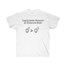 Load image into Gallery viewer, #Question Math Zero - Unisex Ultra Cotton Tee