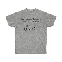 Load image into Gallery viewer, #Question Math Zero - Unisex Ultra Cotton Tee