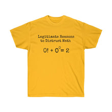 Load image into Gallery viewer, #QuestionMath Two - Unisex Ultra Cotton Tee