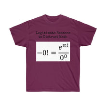 Load image into Gallery viewer, #Question Math WTF - Unisex Ultra Cotton Tee