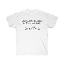 Load image into Gallery viewer, #QuestionMath Two - Unisex Ultra Cotton Tee
