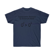 Load image into Gallery viewer, #Question Math Zero - Unisex Ultra Cotton Tee
